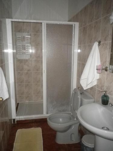 Koupelna v ubytování Apartamentos Nayara