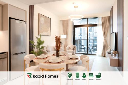 1BR Burj View Apartment In Dubai Creek Harbour