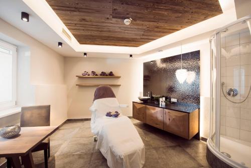 Kúpeľňa v ubytovaní Verwöhnhotel Wildspitze