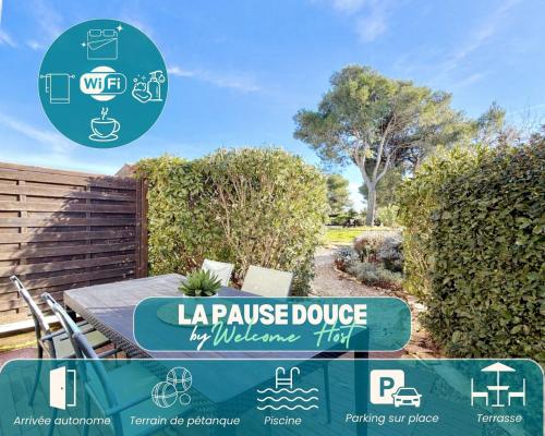 La Pause Douce, 2 Pers piscine et soleil