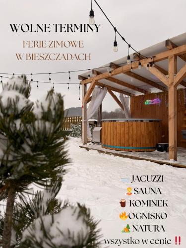 Bieszczadzkie BOHO stodoły z jacuzzi i sauna na wyłączność