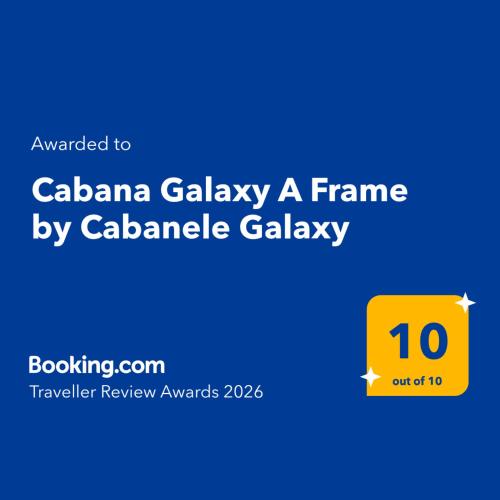 a screenshot of the calanta galaxy a frame by calabase galaxy at Cabana Galaxy A Frame by Cabanele Galaxy in Cucuteni