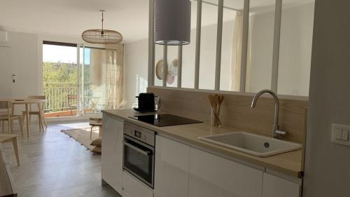 Charmant appartement 44 m2 vue mer à 350m de la plage