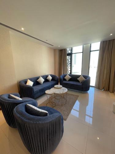 شقة راقية غرفتين في جزيرة امواج بالقرب من شاطى سوليمار