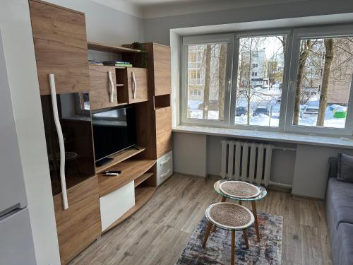 Køkken eller tekøkken på Studio between two stations