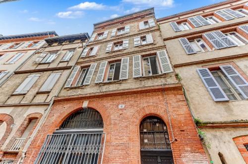 Le Pastel - Capitole 200m, Clim Aircon, WiFi, Netflix- parking couvert gratuit à 300m, rénové en 2026 - free private parking 300m away, renovated in 2026
