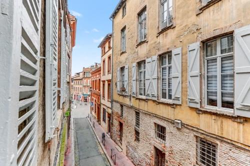 Le Pastel - Capitole 200m, Clim Aircon, WiFi, Netflix- parking couvert gratuit à 300m, rénové en 2026 - free private parking 300m away, renovated in 2026