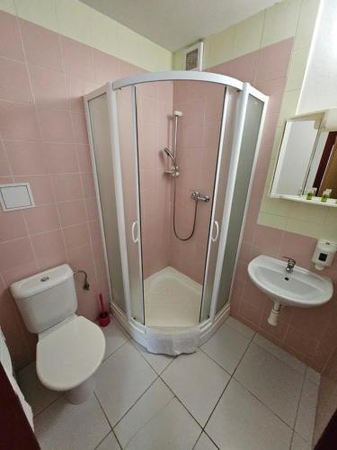 Koupelna v ubytování Hotel Säntis