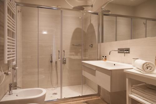 Koupelna v ubytování Il Leone Blu
