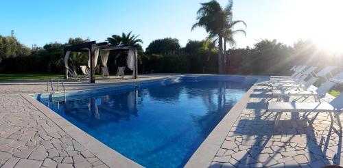 Bazén v ubytování Pozzillo San Rocco nebo v jeho okolí