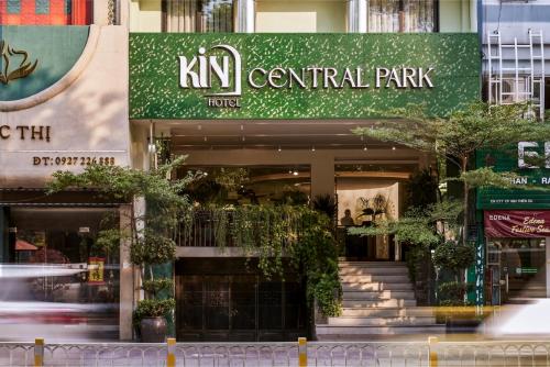 a store front of a central park at KiN Hotel Central Park in Ho Chi Minh City