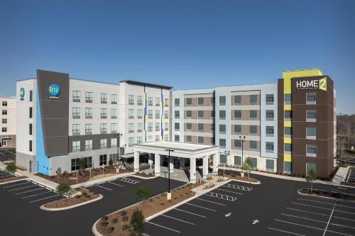 a rendering of the front of a home hotel at Home2 Suites By Hilton Concord Charlotte in Concord
