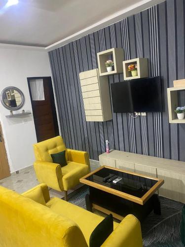 Televisor o centre d'entreteniment de Yellow House