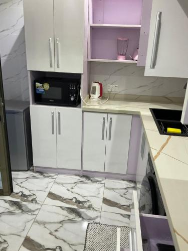Cuina o zona de cuina de Studio flat in Legon