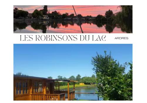 CHALET 24 - Camping LES ROBINSON DU LAC - ARDRES - pêche gratuite sans permis