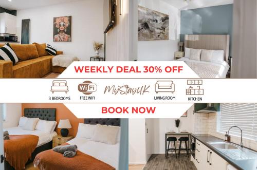 Modern City-Centre Home | Sleeps 12 | Free Parking photo 40