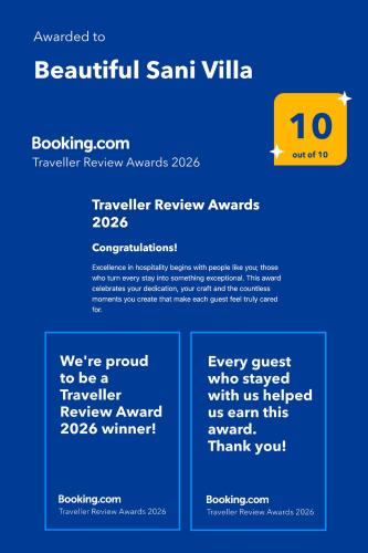 Beautiful Sani Villa