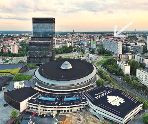 Studio12 by ZZzone, Superjednostka 2th floor, Spodek, Centrum, Rynek, 48m2, city center, self check-in