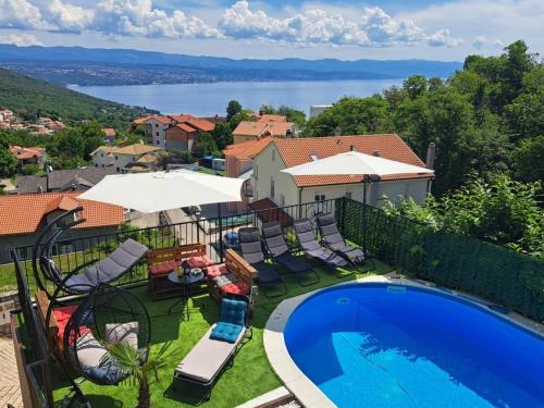 Holiday house with a swimming pool Lovran, Opatija - 24076