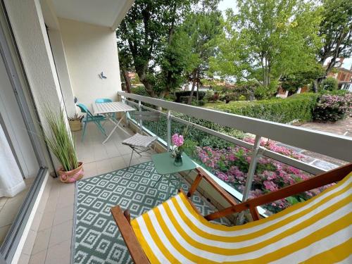 Appartement à Arcachon : Plage à 50m, Terrasse, Parking, WIFI, 4 Pers
