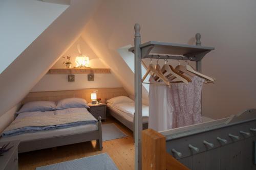Postelja oz. postelje v sobi nastanitve Ferienhaus Neubauer