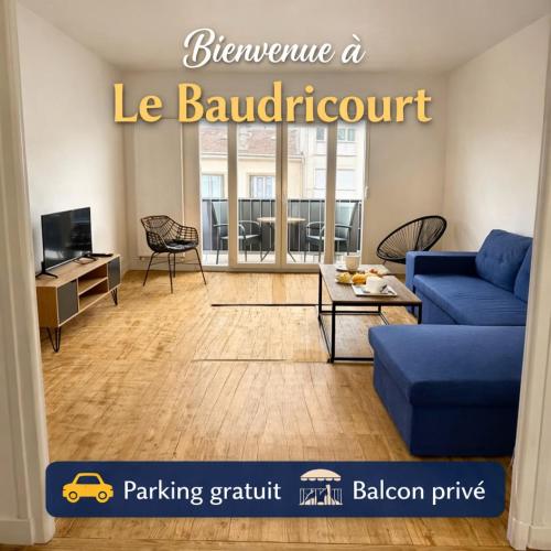 Le cosy Baudricourt - Garage and balcony