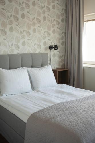 Hotell City 객실 침대