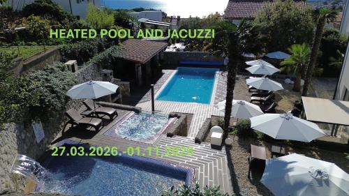Villa Palma Krk Penthouse apartment with sea view and private jacuzzi