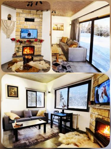 3 bedrooms Chalet with 2 living room &chéminée