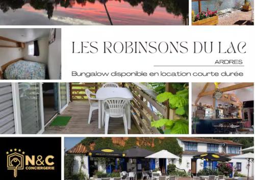 BUNGALOW 5 au bord du lac d'Ardres- pêche gratuite sans permis