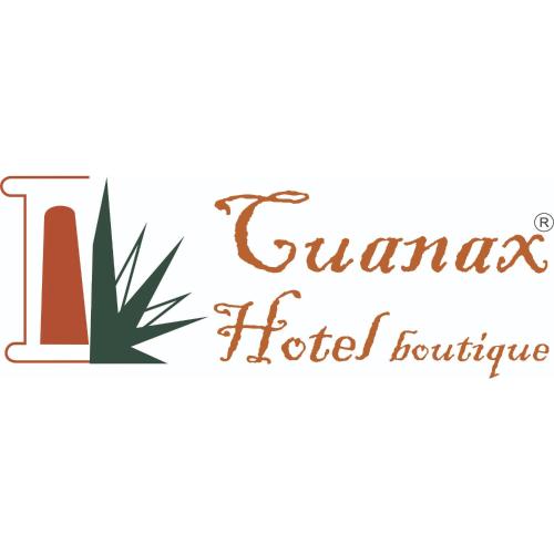 a logo for a cannabis hotel boutique at Cuanax hotel boutique tematico - Mineral de Pozos in Mineral de Pozos