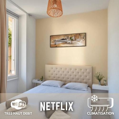 FRGK Historic 1BR OLIVIER Walk to Palais UltraFast Wi-Fi Central Cannes