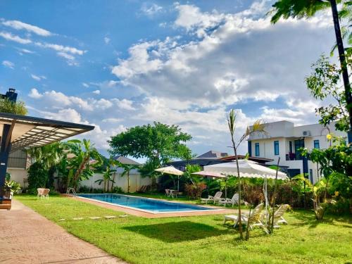 Piscina a Suansavath Residence o a prop