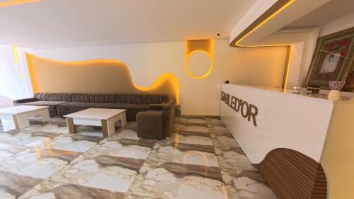Zona d'estar a Hôtel Sable d'Or