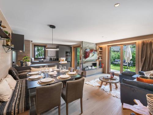 Superbe appartement avec jardin à Megève, 3 chambres, animaux acceptés - FR-1-569-118