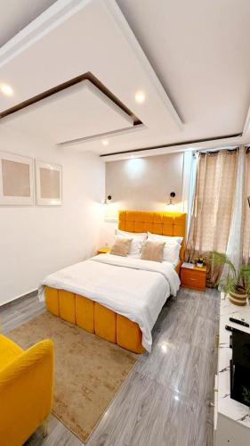 Llit o llits en una habitació de Résidence Luxury