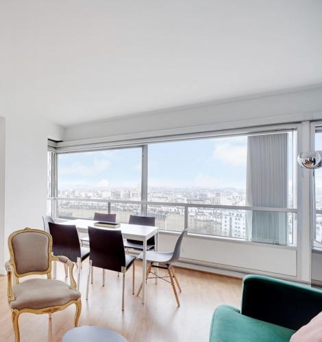 Eiffel Tower Grand Appartement 3 Chambres Panoramique Paris Vue with Parking & AC