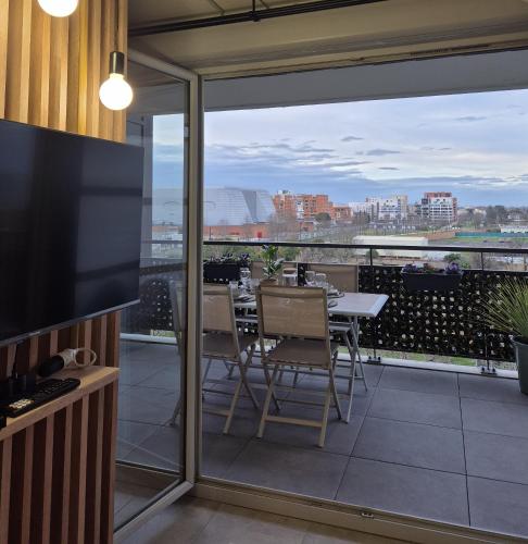 T2 lumineux avec terrasse vue Zénith - parking inclus photo 15