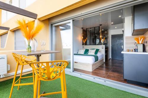 Nuit D'Ambre Port Nature - studio cosy - parking - climatisation - Village Naturiste