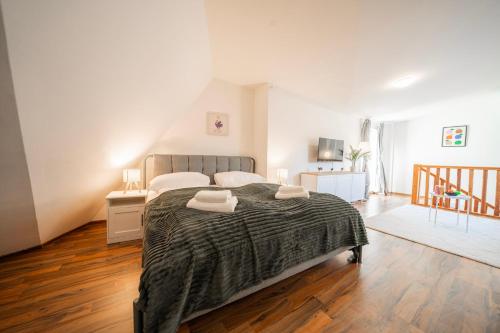 Rooftop Studios, 10min to city center, tram and metro, no Elevator 4th Floor