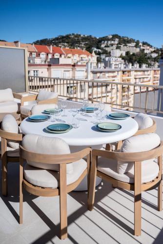 Terrasse Vue Mer - 2BR - Parking - Croisette 50m