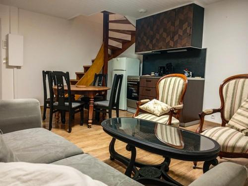 Cuina o zona de cuina de Duplex vue sur château