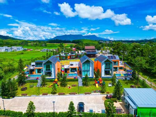 a large house with a large yard at MK Land Pool Villa Khaokho in Khao Kho