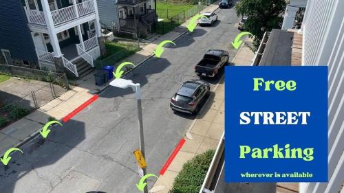 an image of a street with cars parked on it at HomeStay in Boston West Bellflower Street in Boston
