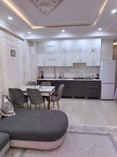 Kuchyň nebo kuchyňský kout v ubytování DownTown