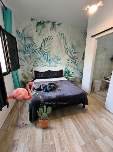 Habitación cactus, entrada privada y baño privado en suite by flamingo house, no fumadores