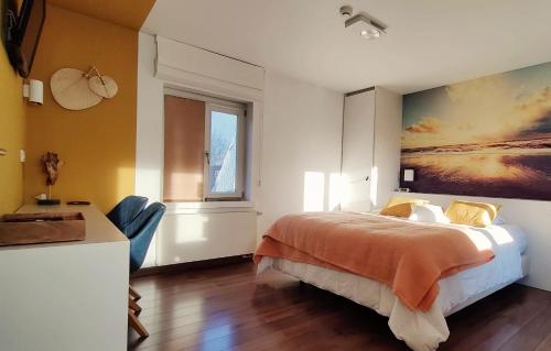 Postel nebo postele na pokoji v ubytování B&B Lisdodde
