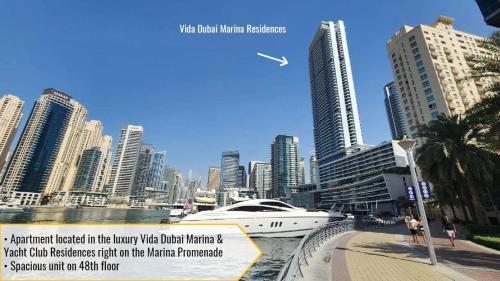Vida Marina Residence High Floor Luxury 1 BR Flat