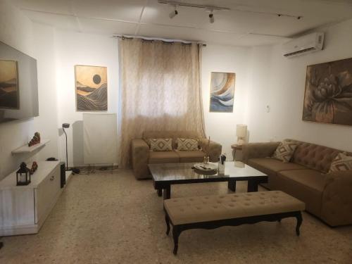Zona d'estar a Villa Azure
