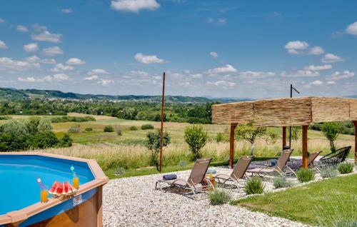 Kuća za odmor s bazenom i panoramskim pogledom - Terrace by David